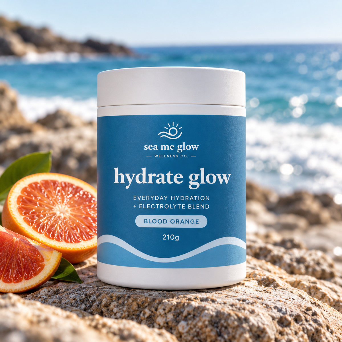Hydrate Glow | Blood Orange Electrolyte Blend